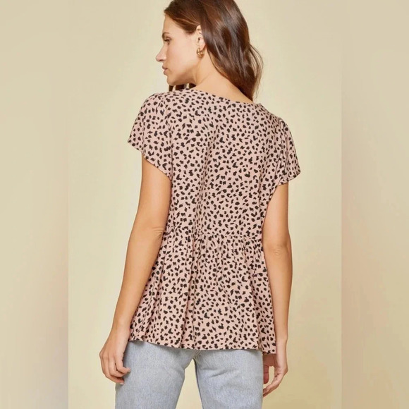 Savanna Jane Leopard Embroidered Top Size 1X - Picture 7 of 7